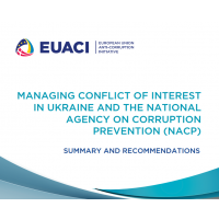 Managing conflict of interest in Ukraine and the National Agency on Corruption Prevention