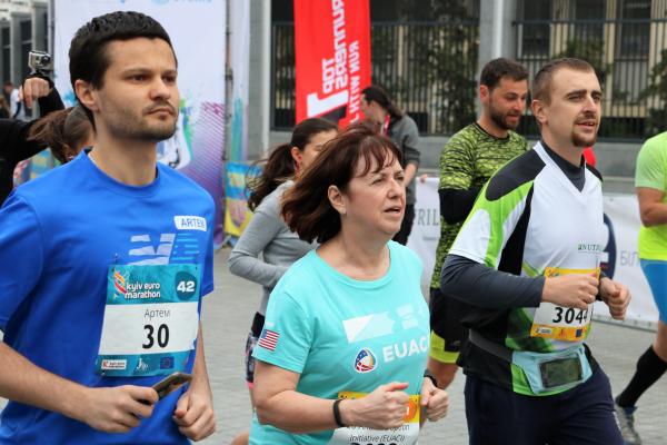 Команда Антикорупційної ініціативи в Україні пробігла марафон