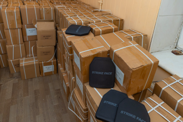 Антикорупційна ініціатива ЄС доставила понад 2000 бронежилетів і балістичних шоломів в Україну вартістю понад 1 мільйон євро