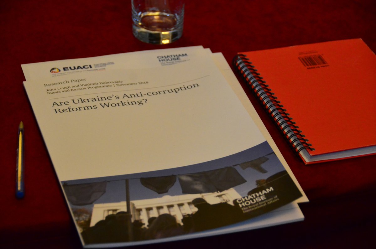 With the EUACI support an independent analytical report on anti-corruption has been presented in London