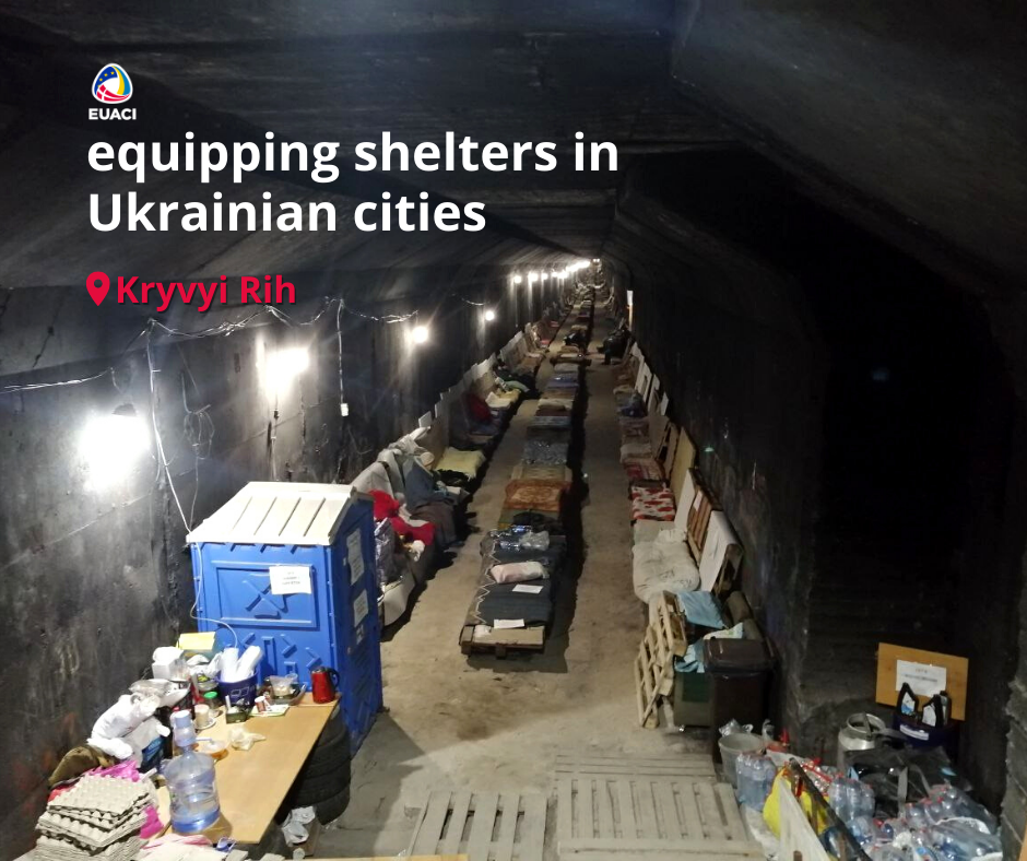 EUACI equipped dozens of shelters in Ukrainian cities