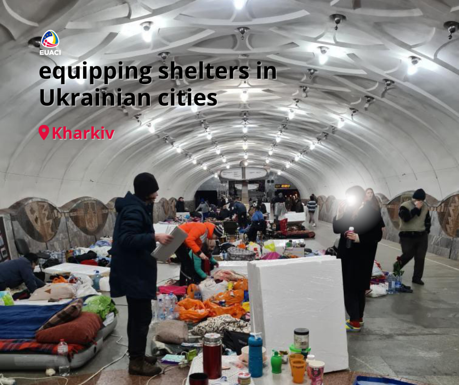 EUACI equipped dozens of shelters in Ukrainian cities