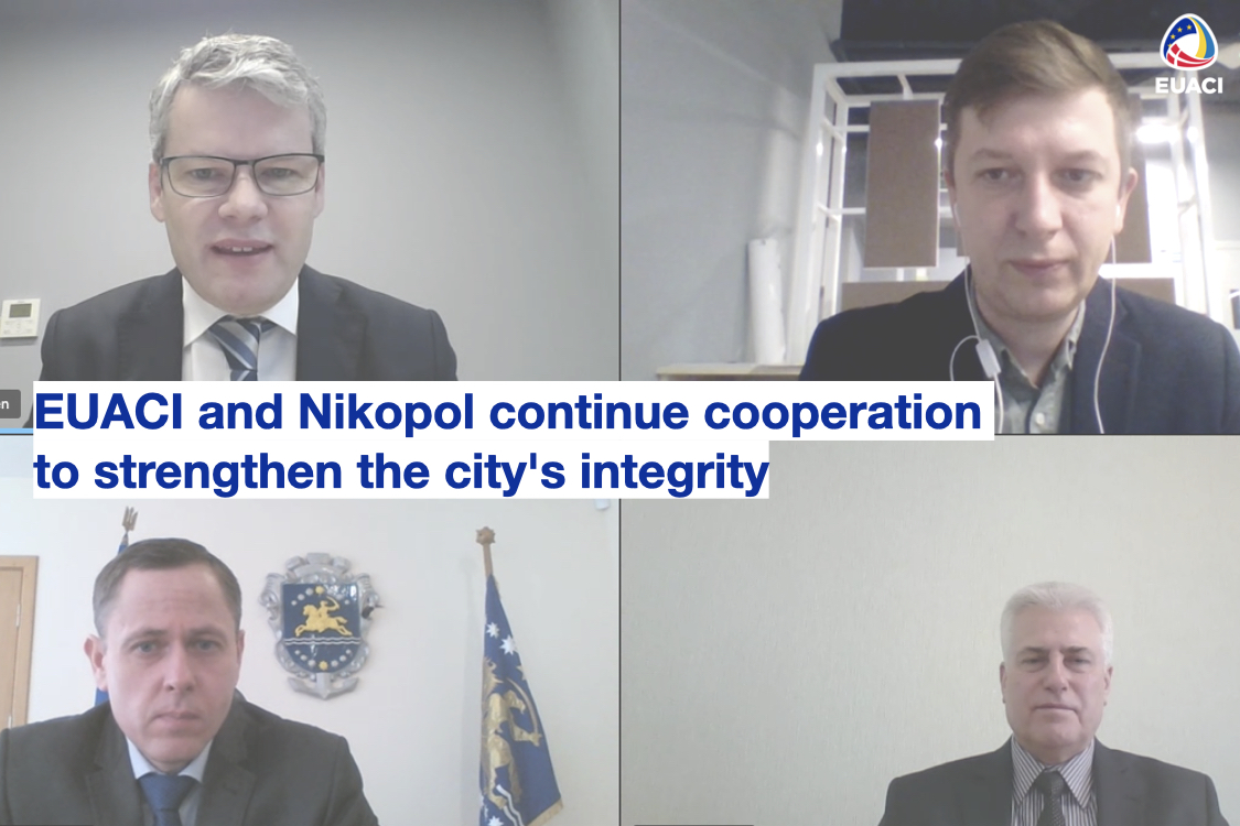 EUACI and Nikopol continue cooperation to strengthen the city's integrity