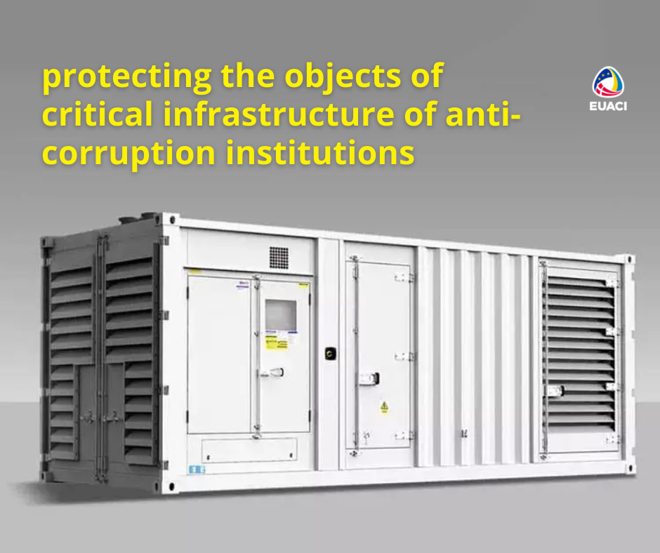 Protecting the objects of critical infrastructure of anti-corruption institutions