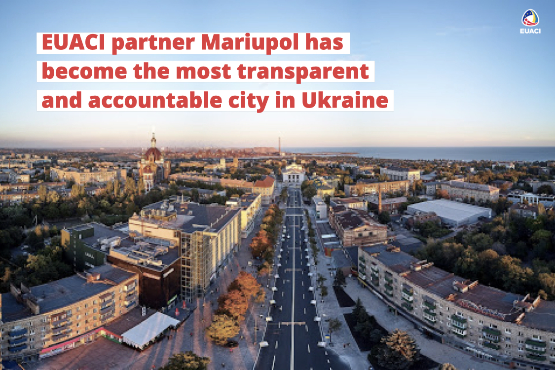 EUACI partner Mariupol has become the most transparent and accountable city in Ukraine