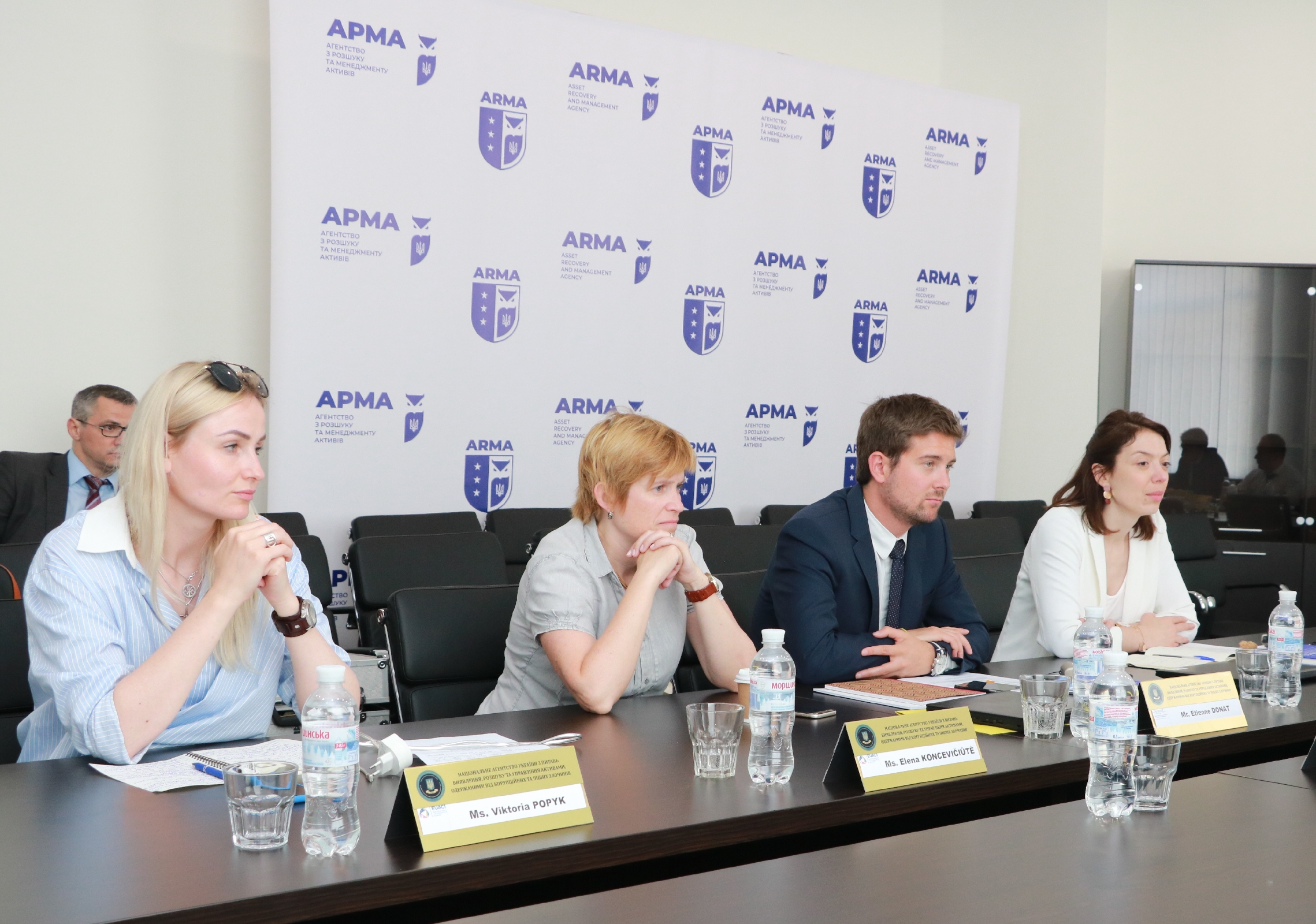 Representatives of AGRASC visited ARMA with EUACI's support